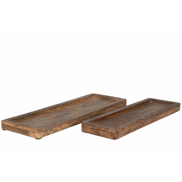 ENKELT OG FINT AVLANGT TREFAT, 40 X 14 CM