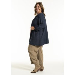 LEKKER CARDIGAN I VISCOSE, MRK BL,