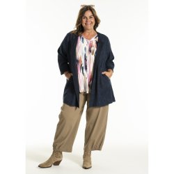 LEKKER CARDIGAN I VISCOSE, MRK BL,