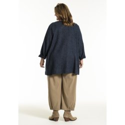 LEKKER CARDIGAN I VISCOSE, MRK BL,