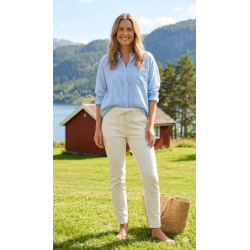 BUKSE MED SUPER STRETCH, VISCOSE, SAND