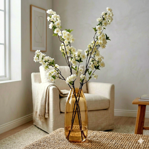 NYDELIG KIRSEB�RGREN, HVIT, H 90 CM