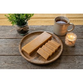 GAMMELDAGS KARAMELL STANG MED FL�TE, MANDEL OG HAVSALT, 100 GR.