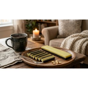 GAMMELDAGS KARAMELL STANG MED SMAK AV S�T LAKRIS OG SITRON, 100 GR.