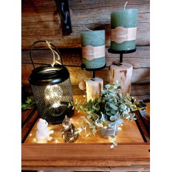 TRENDY BATTERI LAMPE, SVART, H 18 CM