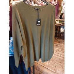 NYDELIG OG SUPERMYK ONE-SIZE GENSER MED FLETTEMNSTER P ERMET, VISCOSE BLANDING, GRNN, 