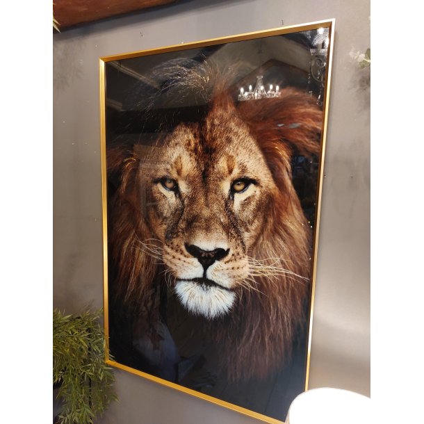 EKSKLUSIVT BILDE MED L�VEMOTIV, TEMPERERT GLASS, 70 X 105 CM