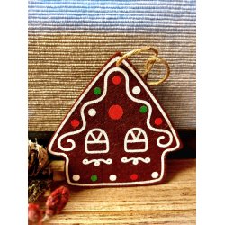PEPPERKAKE FIGUR, HUS, 14 CM