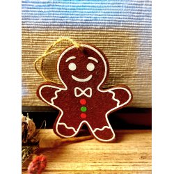 PEPPERKAKE FIGUR, KAKEMANN, 14 CM