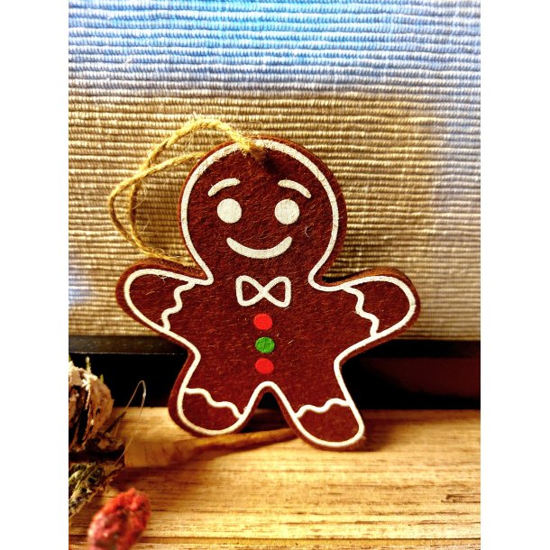 PEPPERKAKE FIGUR, KAKEMANN, 14 CM