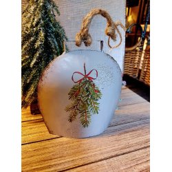 STOR OG FLOTT JULEBJELLE MED MOTIV, 14,5 X 15 CM