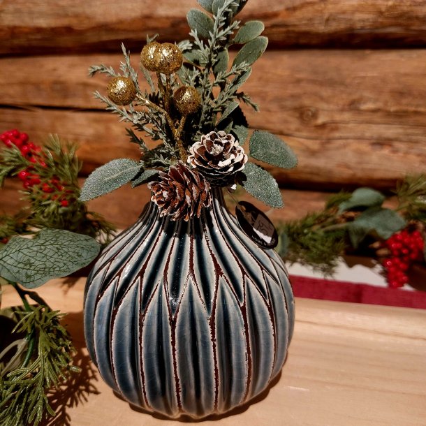 TRENDY VASE BL�, 11 x 11 CM