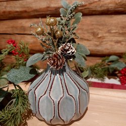 TRENDY VASE GR�NN, 11 x 11 CM