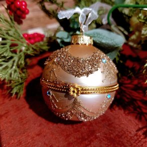 DEN VAKRESTE GLASSKULE SOM KAN PNES, RUND, 7 CM