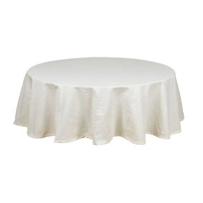 LEKKER RUND DUK, OFFWHITE ,  160 CM