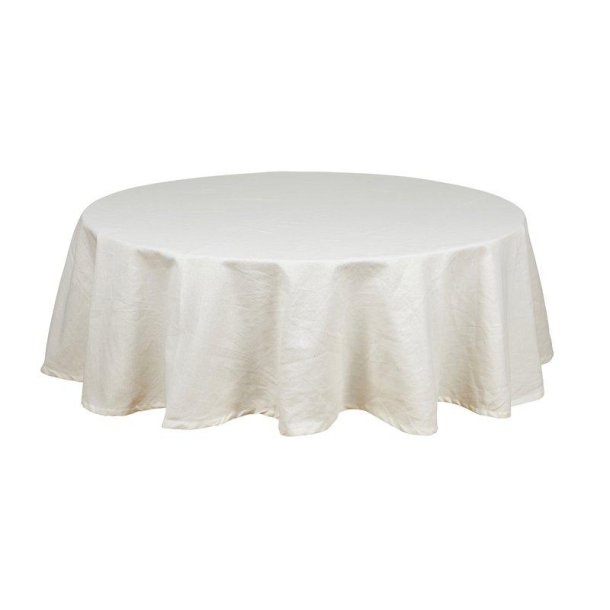 LEKKER RUND DUK, OFFWHITE ,  160 CM