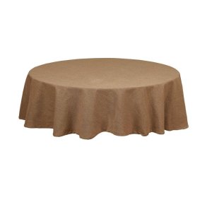 LEKKER RUND DUK, COGNAC,  160 CM