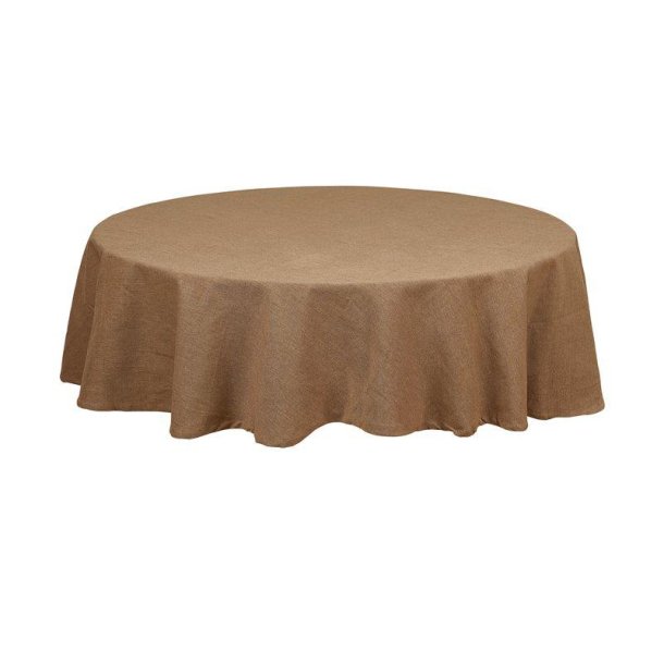 LEKKER RUND DUK, COGNAC,  160 CM