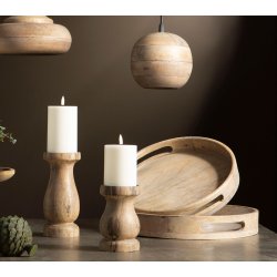 STORT OG LEKKERT RUNDT TREFAT, � 38 CM