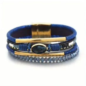 VAKKERT ARMBND MED MAGNETLS, BL