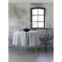 LEKKER RUND DUK, � 180 CM, OFFWHITE