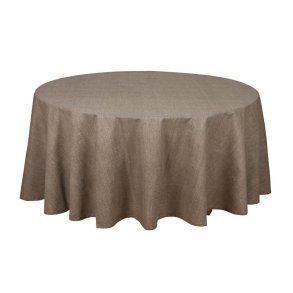 LEKKER RUND DUK, BRUN, � 180 CM, 