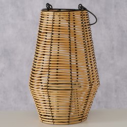 LEKKER LYKT MED HANK OG INNVENDIG GLASS, H 33CM