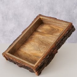 STILIG TREFAT MED RUSTIKK KANT, 27,5 X 37 CM 