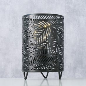 TRENDY BATTERI LAMPE, SVART, H 18 CM