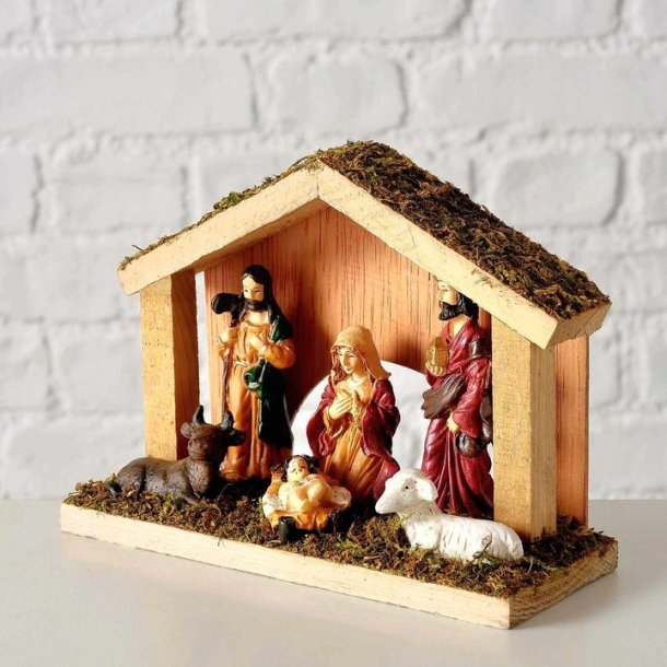 VAKKER  JULEKRYBBE, 11 x 15 CM