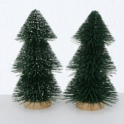 DEKORATIVT GRNT TRE, H 20 CM