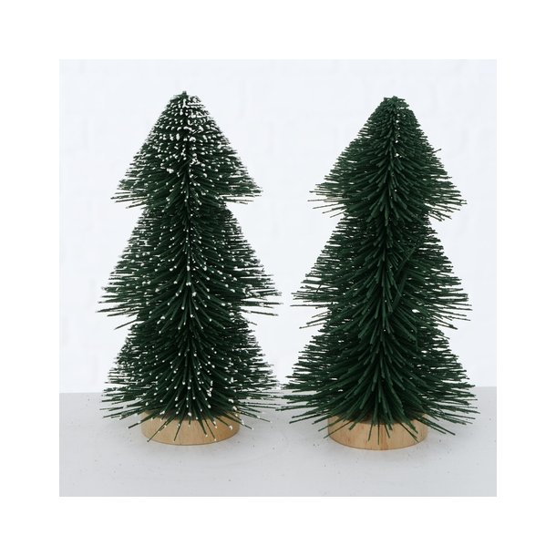 DEKORATIVT GRNT TRE, H 20 CM