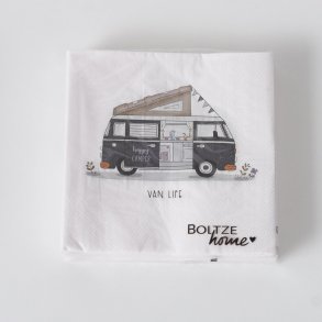 NYDELIG SERVIETT MED CAMPINGMOTIV, LUNCH