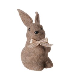 SKJNN LITEN HARE I ULL, H 12,5 CM, GR