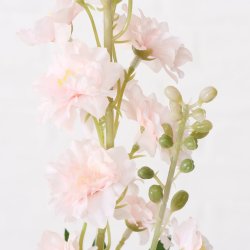 VAKKER GREN MED ROSA BLOMSTER, DELPHINIUM, H 80 CM