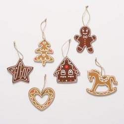 PEPPERKAKE FIGUR, JULETRE, 14 CM