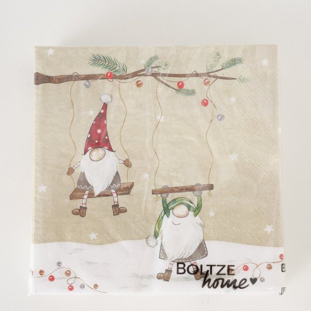 NYDELIG JULESERVIETT MED NISSEMOTIV, LUNCH