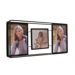 TRENDY RAMME I SORT METALL, H 16 CM