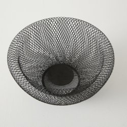 STILIG SKL I METALL, SORT,  24 CM