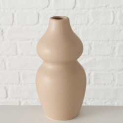NYDELIG VASE, , H 16 CM, BEIGE