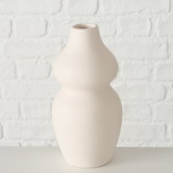 NYDELIG VASE, , H 16 CM, HVIT