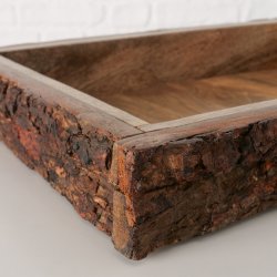 STILIG TREFAT MED RUSTIKK KANT, 27,5 X 37 CM 