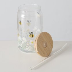 KOSELIG PARTY KRUS MED BIER OG BLOMSTER, 450 ML
