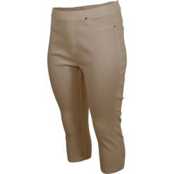 CAPRI BUKSE MED SUPER STRETCH, VISCOSE, BEIGE