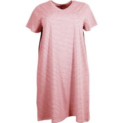 SPORTY BOMULLS KJOLE, R�D STRIPET