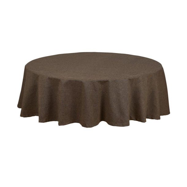 LEKKER RUND DUK, NOUGAT, � 160 CM