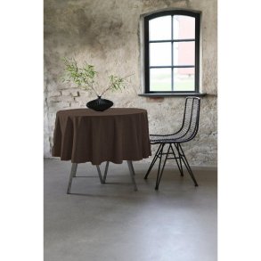 LEKKER RUND DUK, NOUGAT,  160 CM