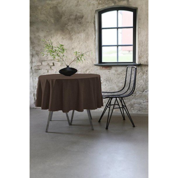 LEKKER RUND DUK, NOUGAT,  160 CM