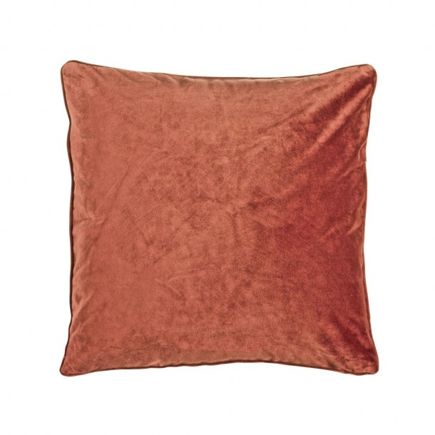 LEKKERT PUTETREKK, RUST, MYK VELOUR, 45 X 45 CM