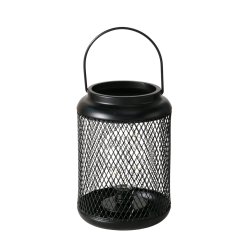 TRENDY BATTERI LAMPE, SVART, H 18 CM